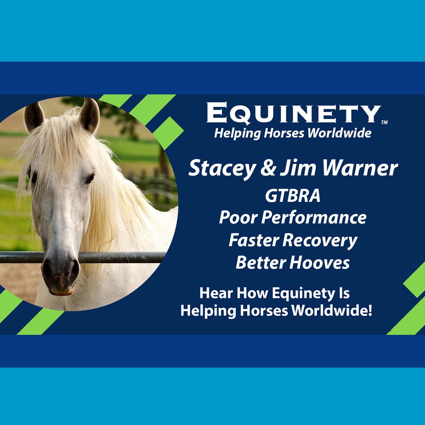 105 – Stacey & Jim Warner – GTBRA – Mystery Lameness – Cracked Hooves – Faster Recovery-1