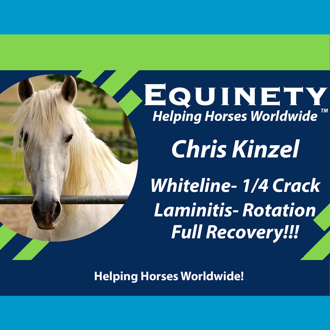 Chris Kinzel – Lameness – White Line – ¼ Crack – Laminitis – 3 to 4% rotation