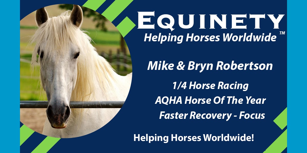 Mike & Bryn Robertson - 1/4 horse racing